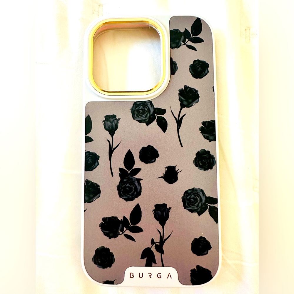 BURGA iPhone 14 Pro Elite Light MagSafe Goddess Black & Brown Phone Case